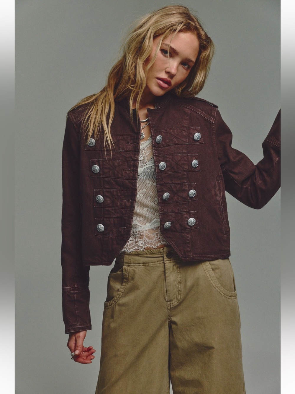 NWT FREE PEOPLE WE THE FREE RYLAND BAND JACKET